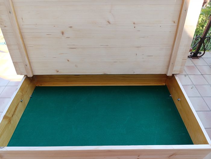 Pupitre d'écolier évolutif / bureau enfant en pin massif - photo numéro 8