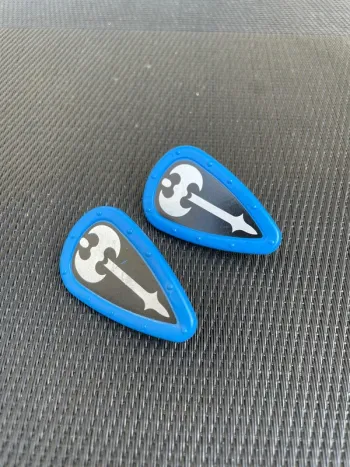 Playmobil bouclier chevaliers noir 3315 emblème hache château médiéval moyen âge