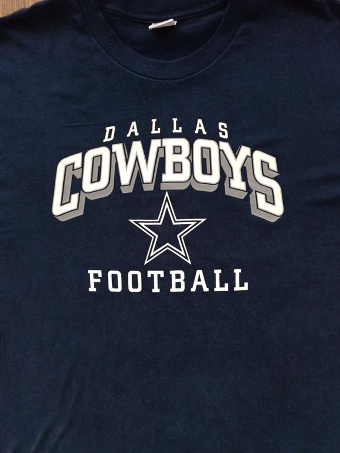 T-shirt manches courtes authentic vintage NFL dallas cowboys Bleu XL - photo numéro 2