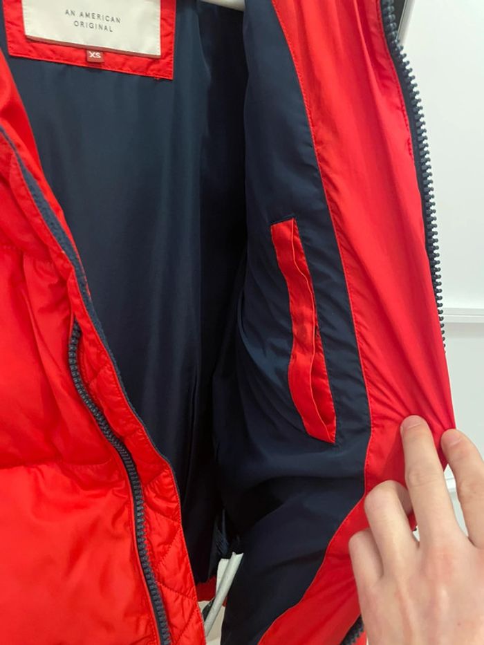 Doudoune Manteau Rouge Tommy Jeans American XS - photo numéro 5