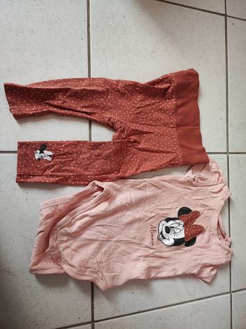 Ensemble legging+body Minnie