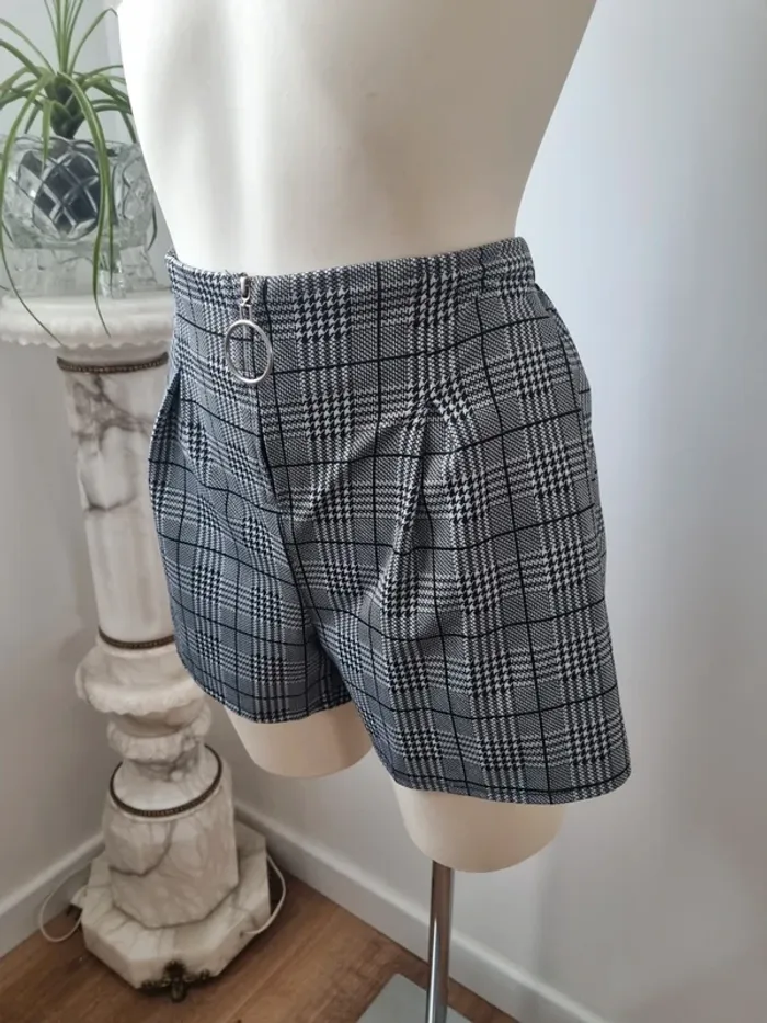 Short vichy en coton - photo numéro 5