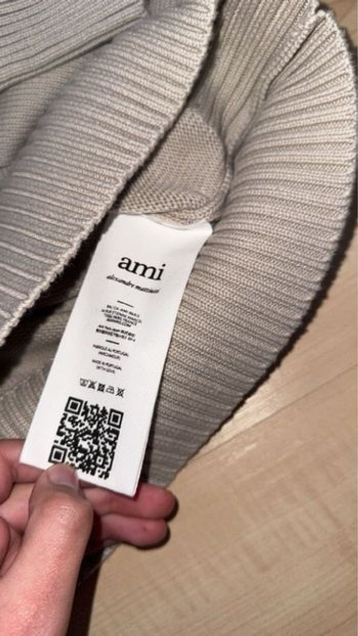 Pull ami paris marron claire - photo numéro 5