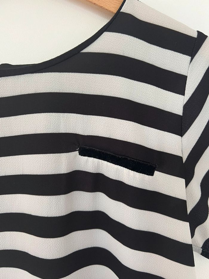 T-shirt rayé Zara - photo numéro 2