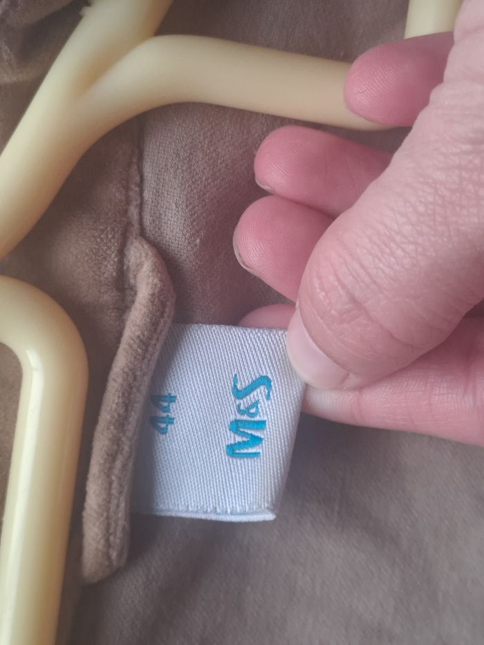 Veste en velours beige/camel M&S Taille 44 - photo numéro 7
