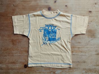 Tee-shirt orange clair imprimé – Taille 5 ans – Petit prix