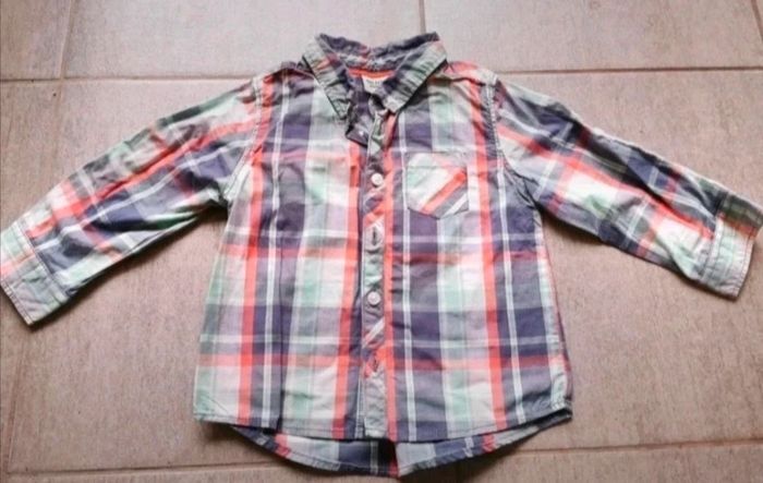 Chemise à manches longues à carreaux bébé garçon 18 mois comme NEUVE