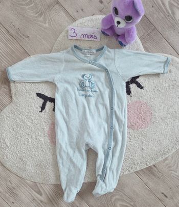 Pyjama chaud 1 pièce 3 mois