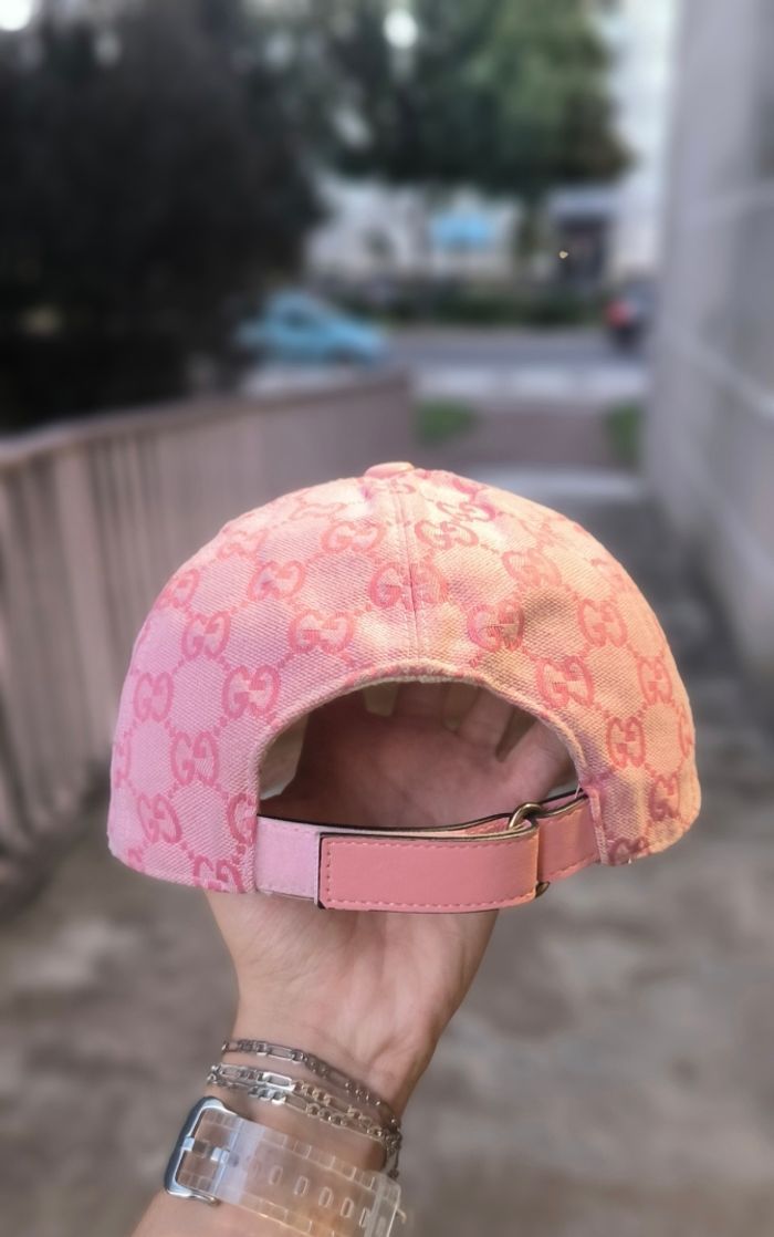 Casquette gucci rose - photo numéro 4