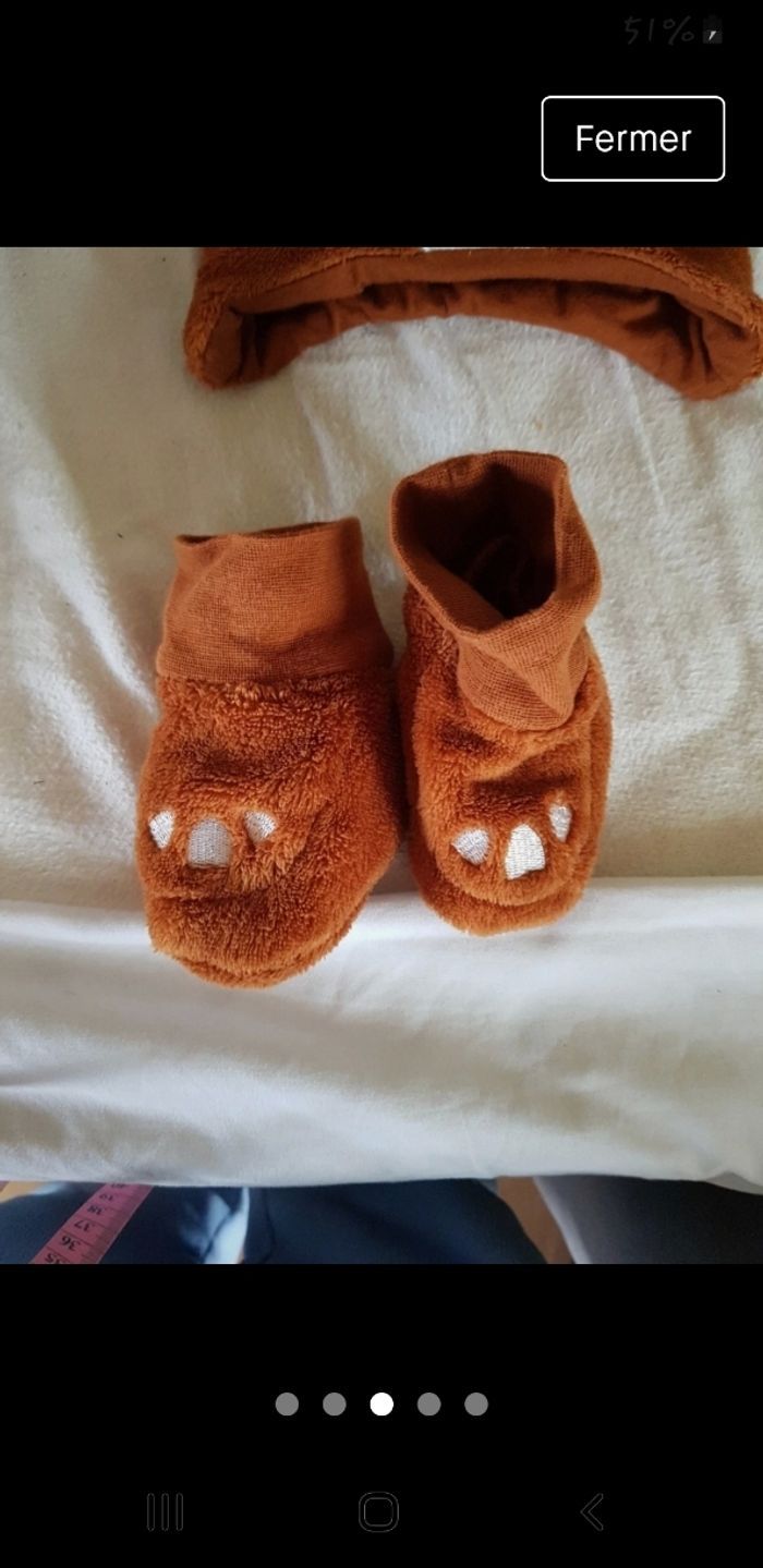 Bonnet avec chausson - photo numéro 5