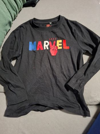 T shirt manche longue marvel