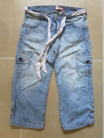 Pantacourt en jeans fille 11-12 ans H&M TBE