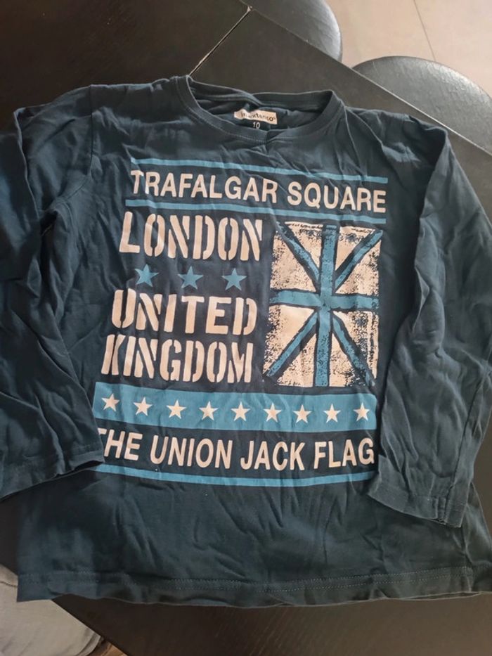 Tee shirt manches longues in extenso 10 ans