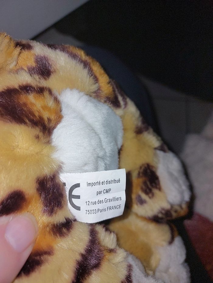 Peluche tigre 🐅 assis - photo numéro 3