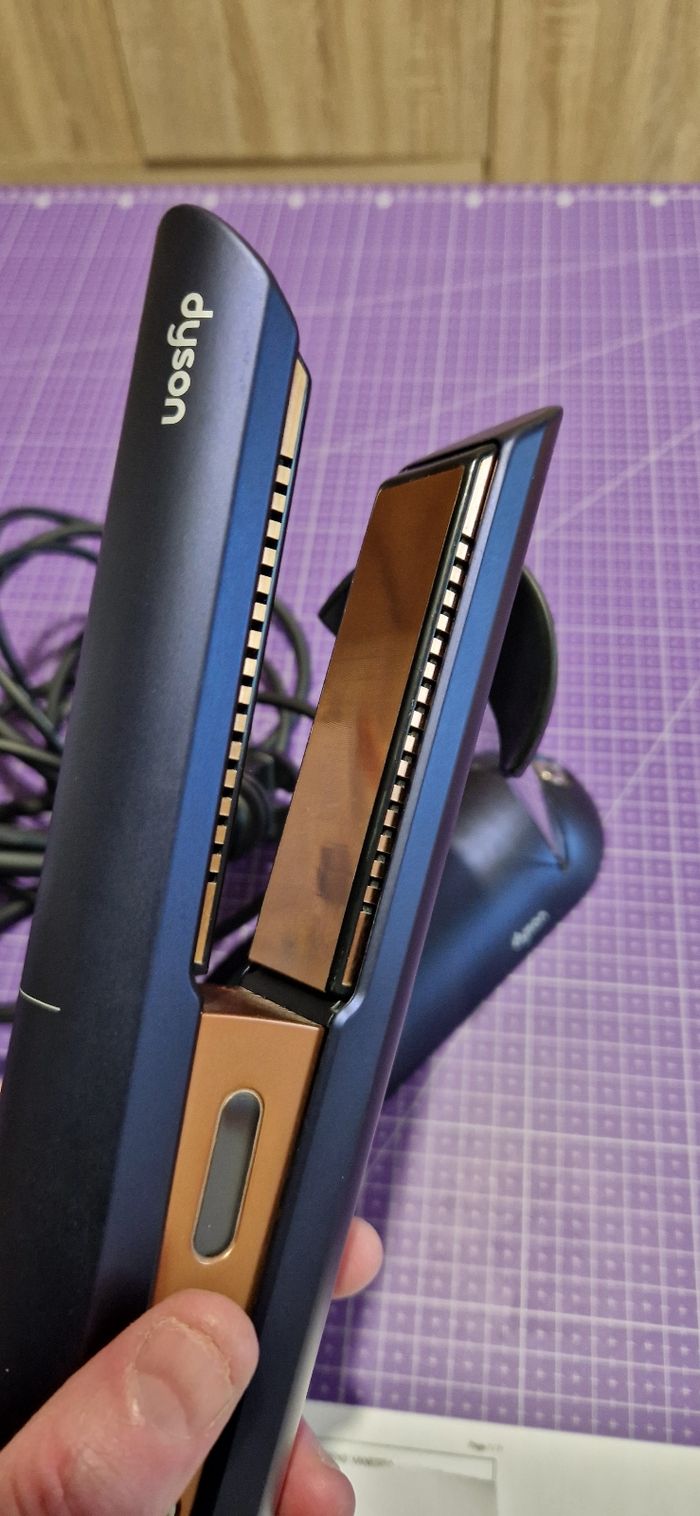 Lisseur dyson corrale bleu - photo numéro 2