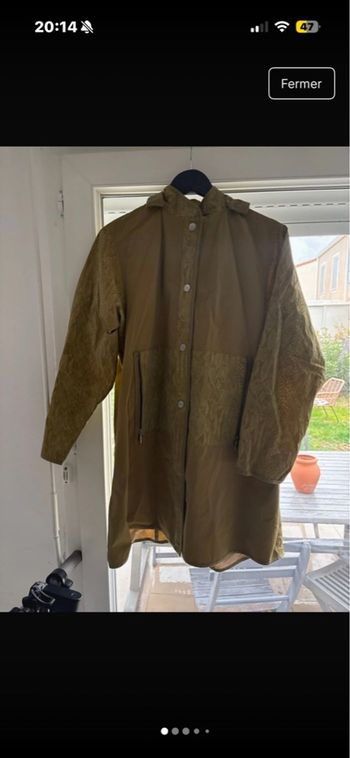 Veste imperméable taille 38 Dieu créa la femme