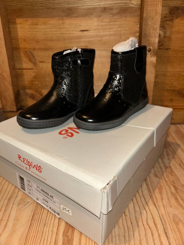 Bottine noir neuve Requins