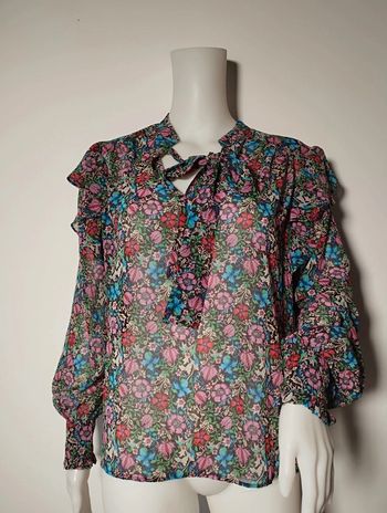 Blouse Mango en transparence taille s