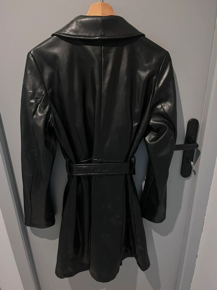 trench simili cuir - photo numéro 4