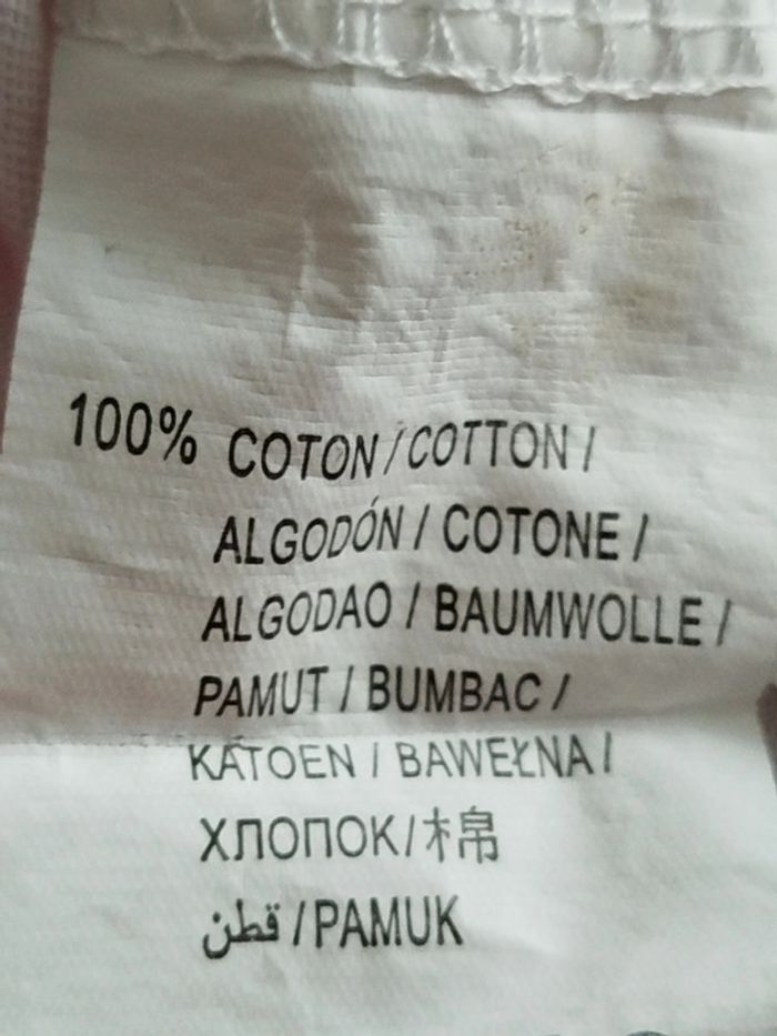 Débardeur blanc imprimé coeurs fuschia Kitchoun taille 1 mois - photo numéro 4