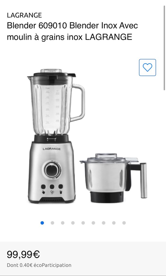 Bleender neuf Lagrange