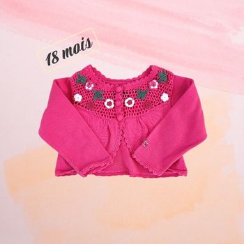 Boléro rose fushia