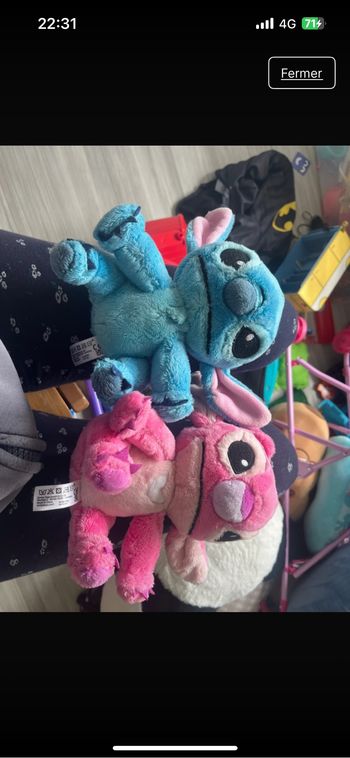 Lot peluche stitch