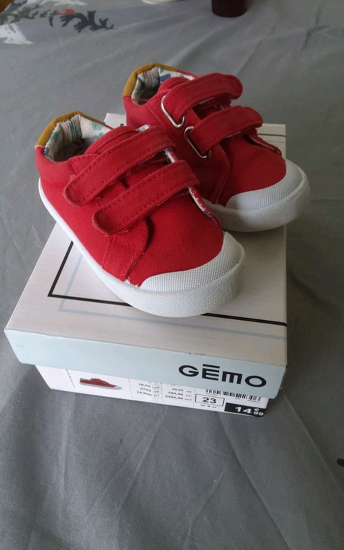 Baskets toile taille 23