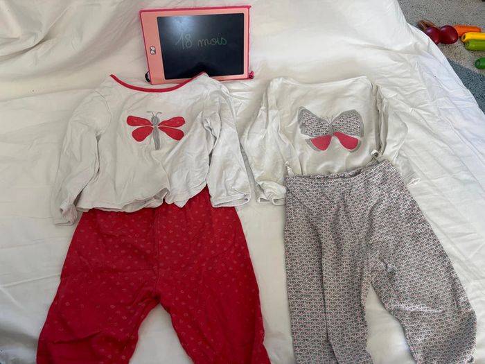 Pyjamas deux pièces 18 mois