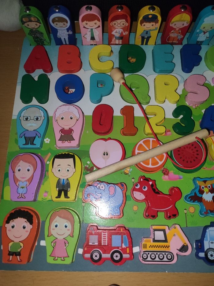 Puzzle éducatif montessori en bois - photo numéro 7