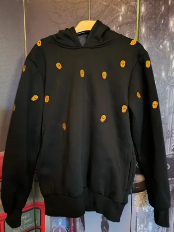 79739 sweat à capuche noir pour garçon 14 ans