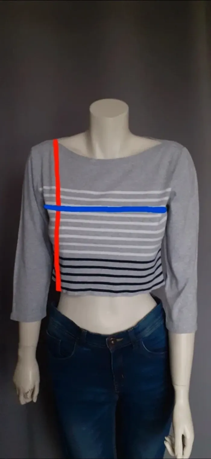 Joli tee-shirt manches 3/4. - photo numéro 2