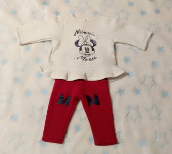 Ensemble Disney Baby – 1 mois / 54 cm – Minnie