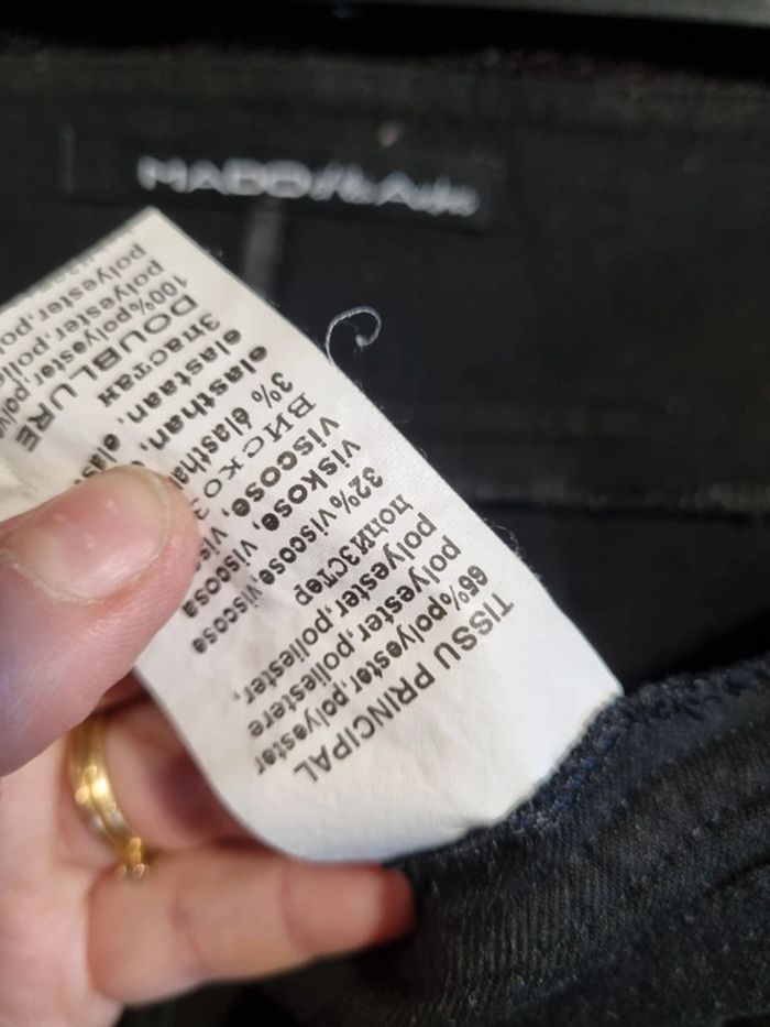 Pantalon noir taille 44 mado et les autres - photo numéro 4