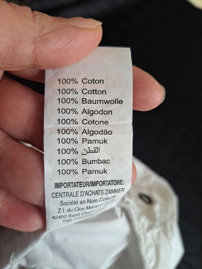 Ensemble short blanc Tee-shirt sans manche débardeurs orange crocodile 12mois grain de blé - photo numéro 9