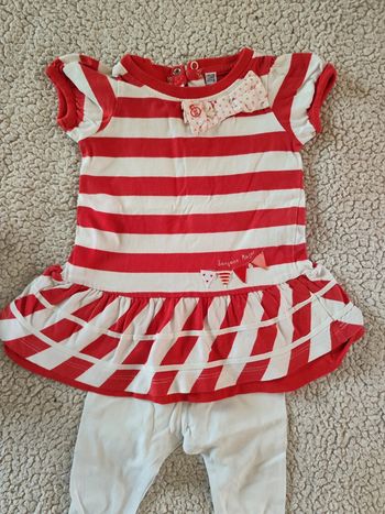 Robe sergent major 6 mois+ legging