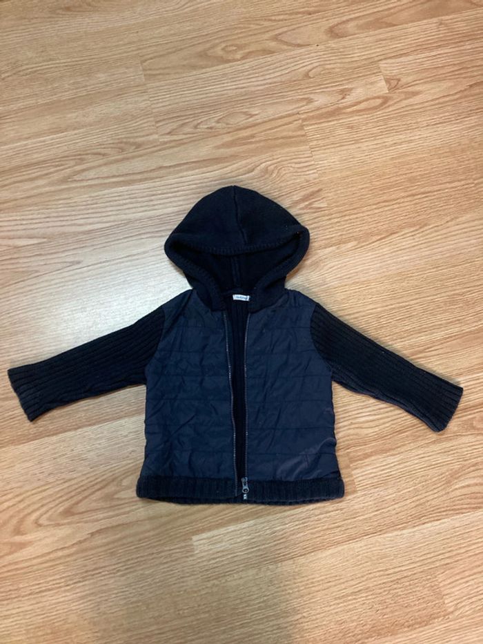 Veste a capuche zippé bout’Chou 18mois
