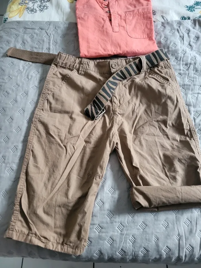 Ensemble bermuda et chemise 10 ans - photo numéro 3