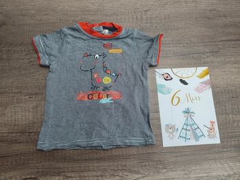 Tee-shirt 6 mois dino orchestra