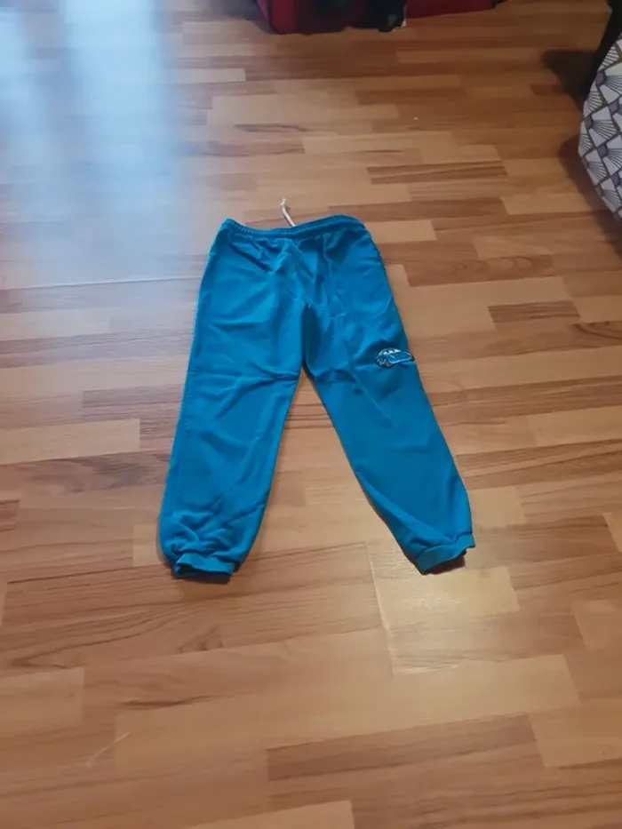 jogging asics 8 ans bleu - photo numéro 4