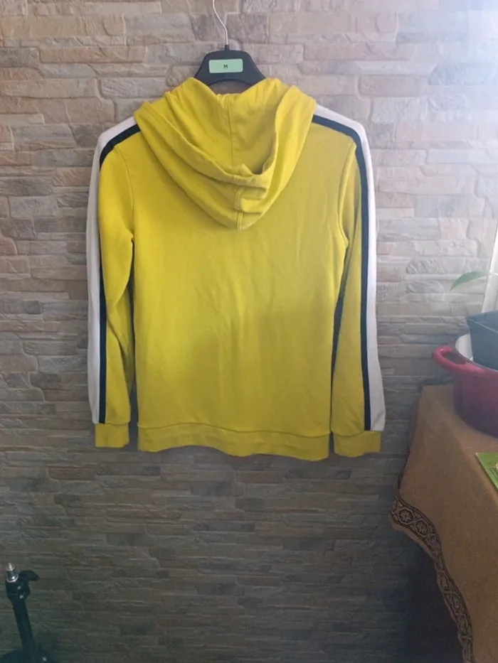Gilet zippé jaune à capuche Champion 36 - photo numéro 4