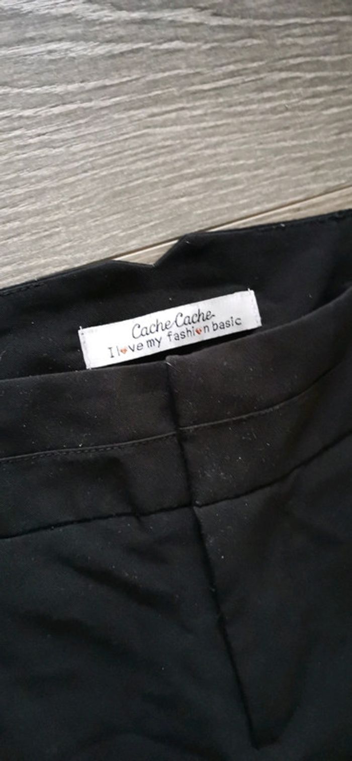 Pantalon évasé noir - photo numéro 2