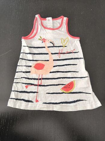 Robe manches courtes