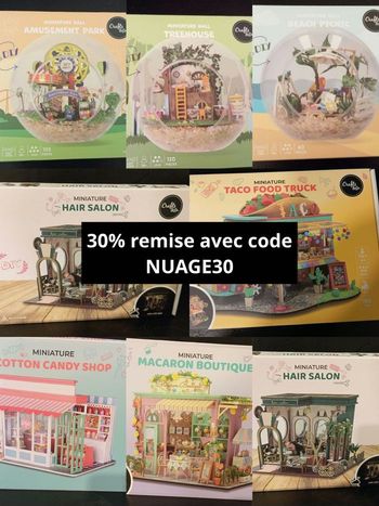 Tiny miniature Kit construction divers modèles