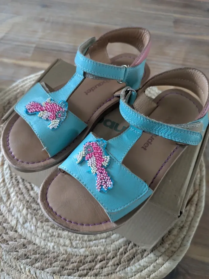 Sandales en cuir