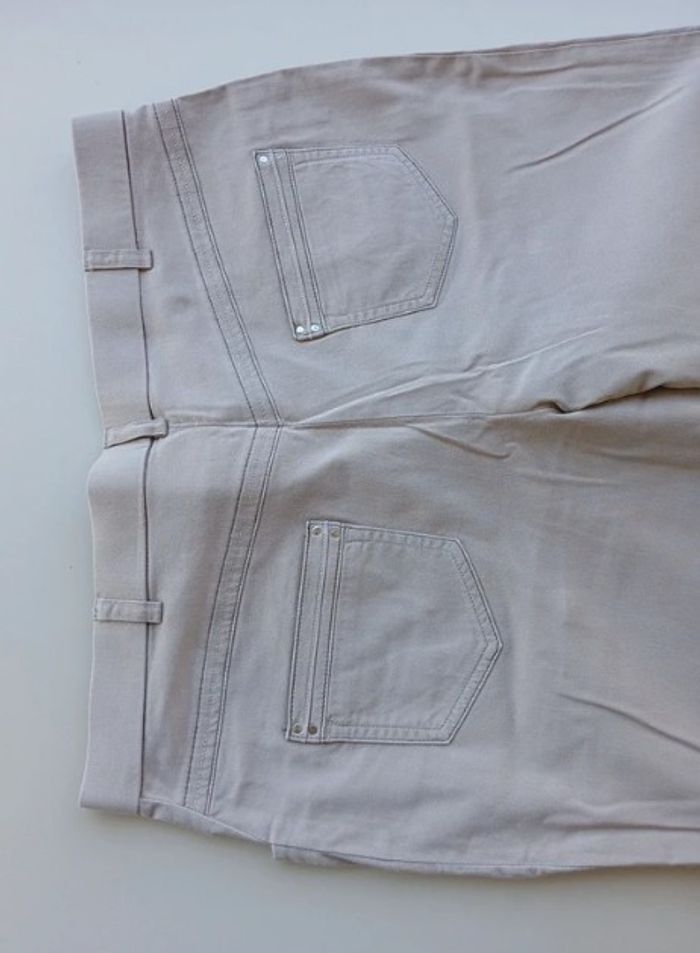 pantacourt femme beige - photo numéro 5