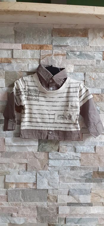 Haut garçon 9 mois en coton