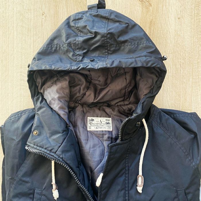 Vans Manteau Duffle Coat imperméable Noir Femme Exclusive Vintage Joel Tudor Collection très bon état (Taille S) - photo numéro 3