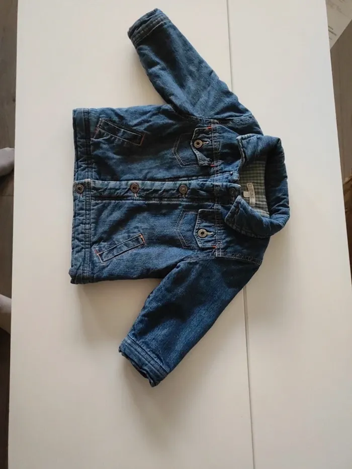 Veste en jean 18 mois garçon - photo numéro 4
