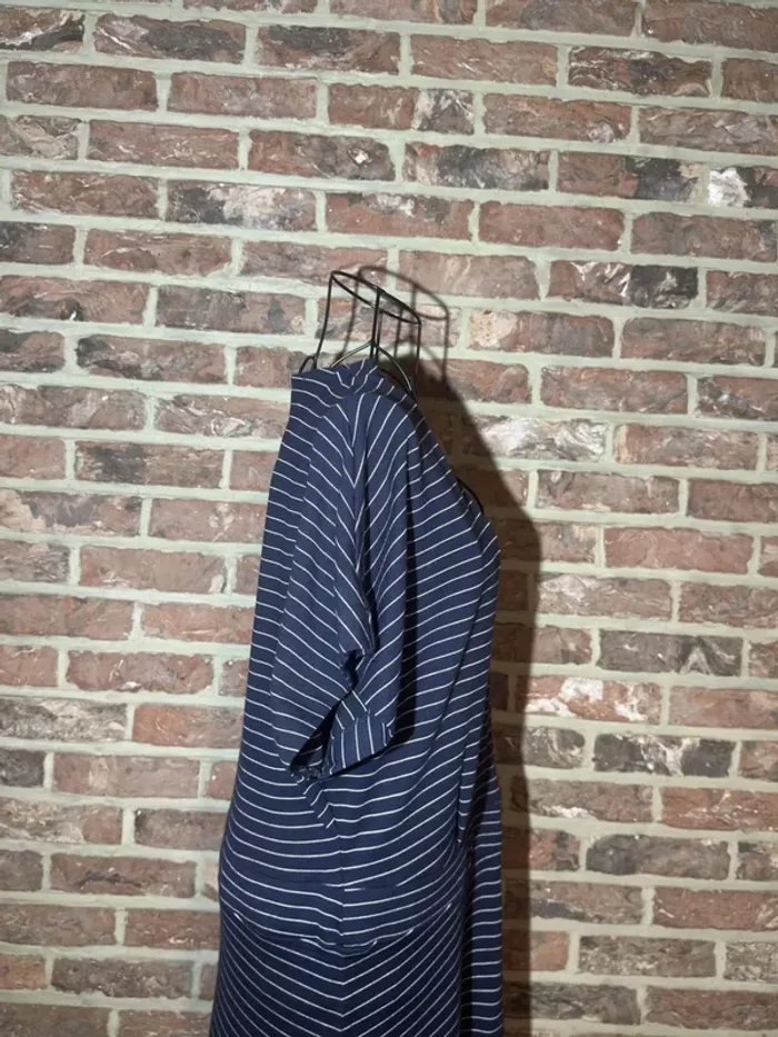 Robe longue Esprit bleu et blanche lignée Taille F : L - photo numéro 16